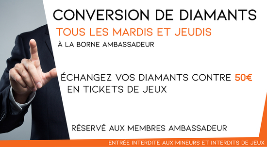 ANNULÉ !!!! CONVERTISSEZ VOS DIAMANTS ANNULÉ !!!! CONVERTISSEZ VOS DIAMANTS