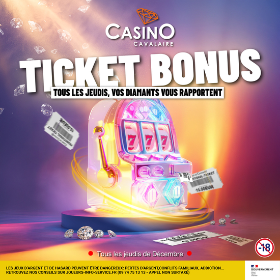 TICKET BONUS (DECEMBRE)