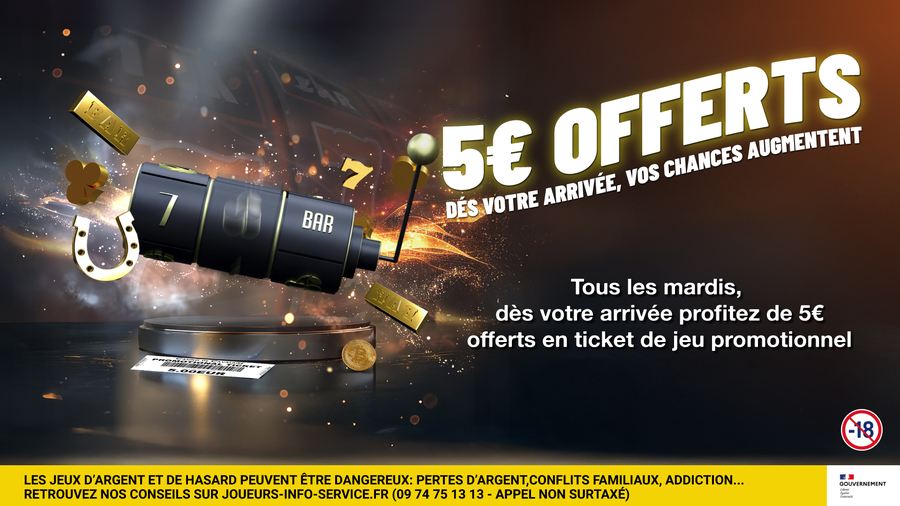 5€ OFFERTS À TOUS