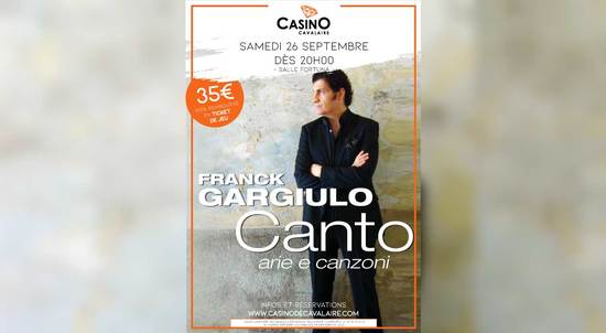 FRANCK GARGIULO EN CONCERT FRANCK GARGIULO EN CONCERT
