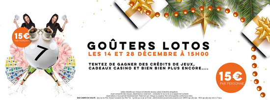 Goûters Lotos de décembre Goûters Lotos de décembre