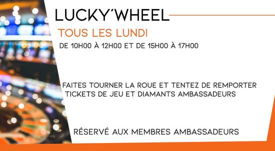 LUCKY WHEEL DU CASINO LUCKY WHEEL DU CASINO