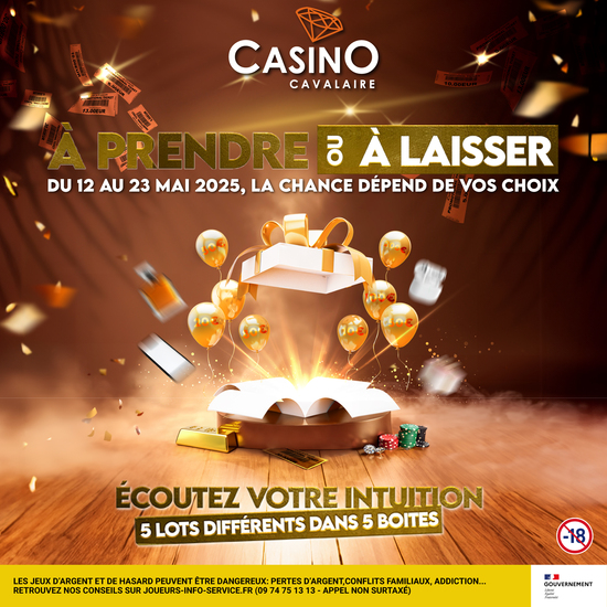 À PRENDRE OU À LAISSER À PRENDRE OU À LAISSER