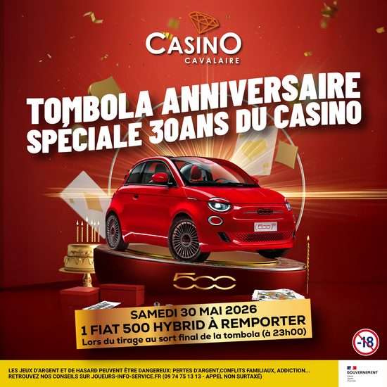 GRANDE TOMBOLA SPÉCIALE 30 ANS