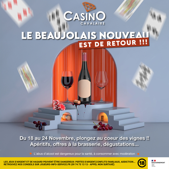 BEAUJOLAIS NOUVEAU AU CASINO