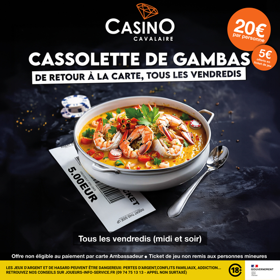 CASSOLETTE DE GAMBAS