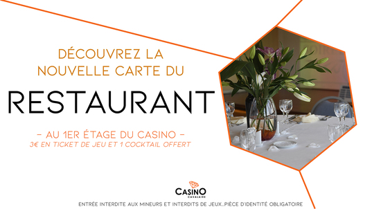 DÉCOUVREZ LA NOUVELLE CARTE DU RESTAURANT DÉCOUVREZ LA NOUVELLE CARTE DU RESTAURANT