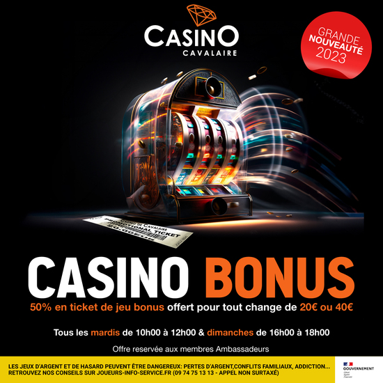 Casino Bonus - Nouveauté