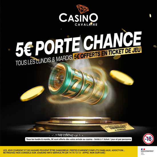 5€ "PORTE-CHANCE"